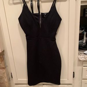 Black cocktail dress